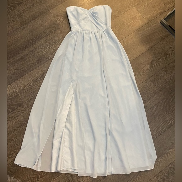 blue social bridesmaids gown - Picture 6 of 7